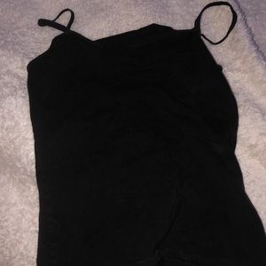 Black tank top